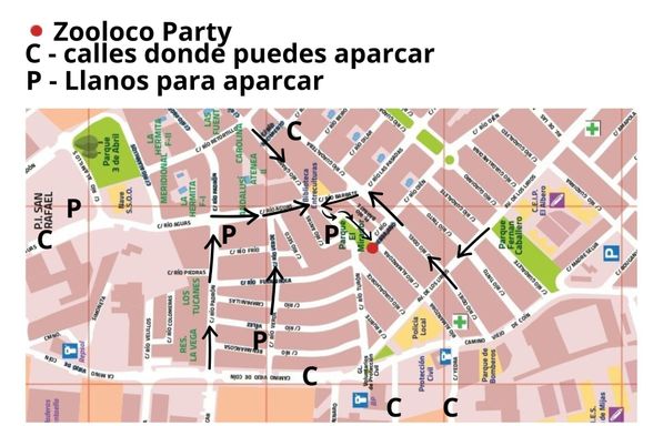 Zooloco Party Mapa